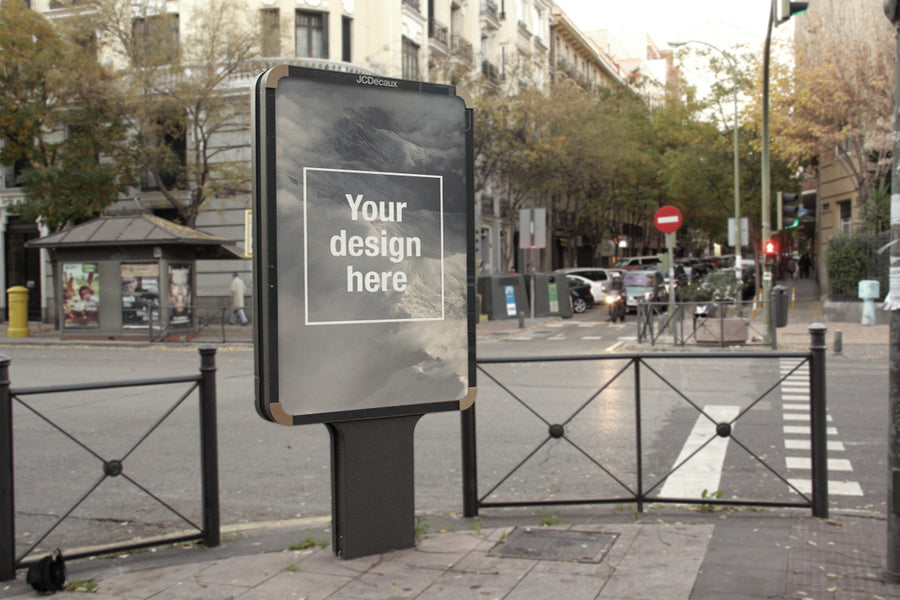 Outdoor Advertising Psd Mockup