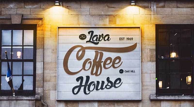 Outdoor Advertising Storefront Billboard Mockup Psd