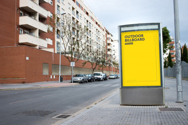 Outdoor Billboard In City Psd