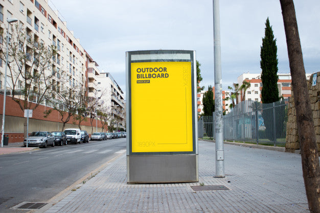 Outdoor Billboard In City Psd