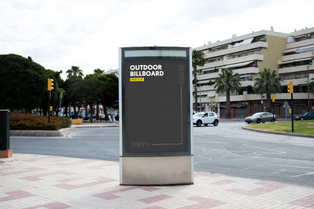 Outdoor Billboard In City Psd