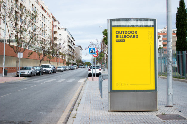 Outdoor Billboard In City Psd