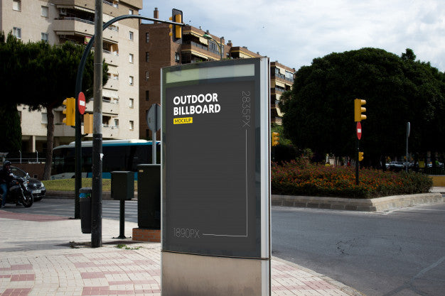 Outdoor Billboard In City Psd