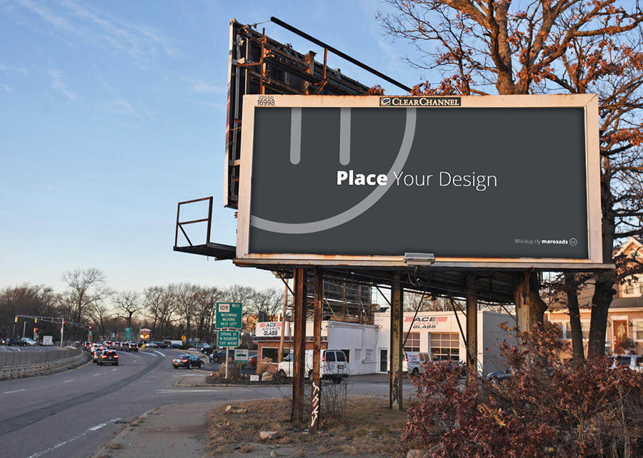 Outdoor Billboard Mockup