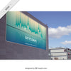Outdoor Billboard Of Cityscape Psd