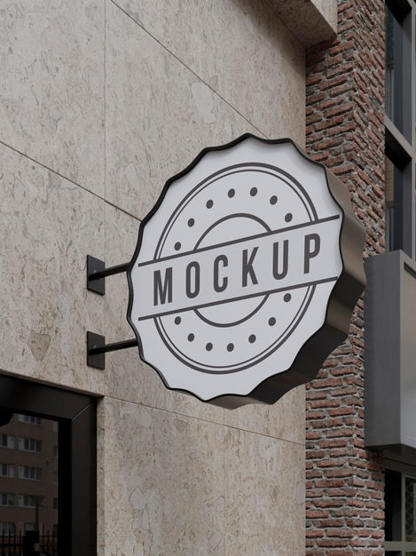 Outdoor Business Sign Mock-Up Psd