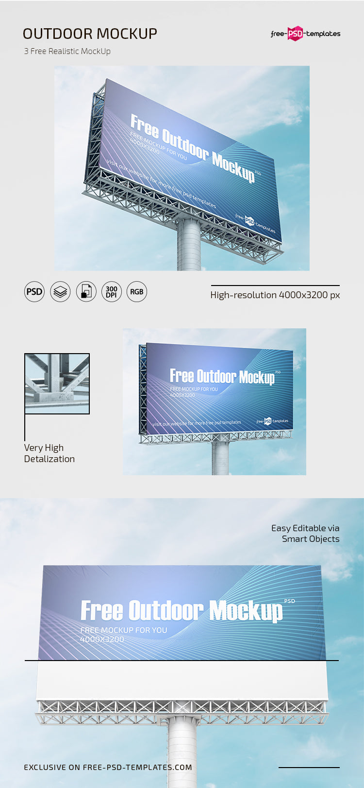 Outdoor Mockup In Psd