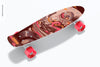 Oval Skateboard Mockup Psd
