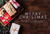 Pack Of Gifts For Christmas Holiday Psd
