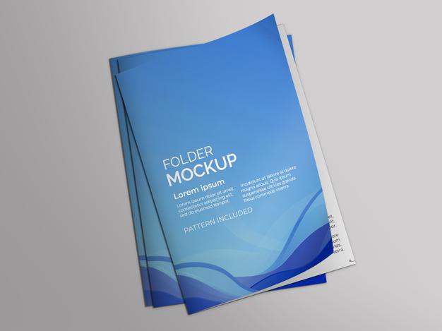 Pack Of Magazines For Business With Pattern Psd