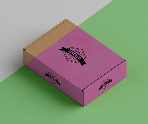 Packaging Box Concept Mock-Up Psd