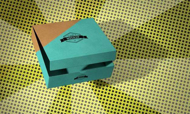 Packaging Box Concept Mock-Up Psd