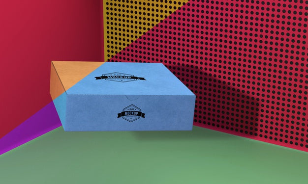 Packaging Box Concept Mock-Up Psd