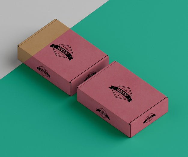 Packaging Box Concept Mock-Up Psd