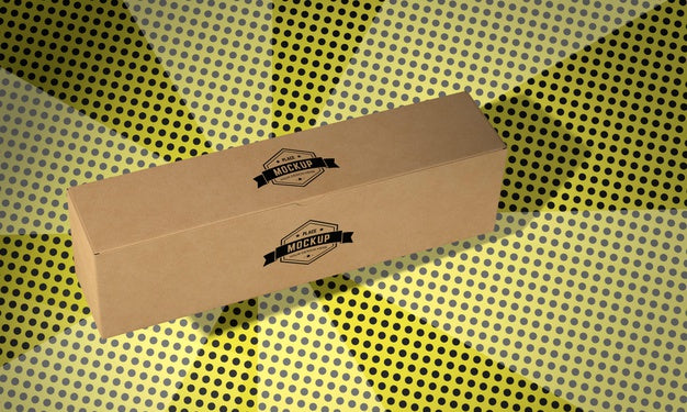 Packaging Box Concept Mock-Up Psd