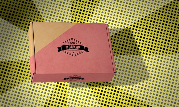 Packaging Box Concept Mock-Up Psd