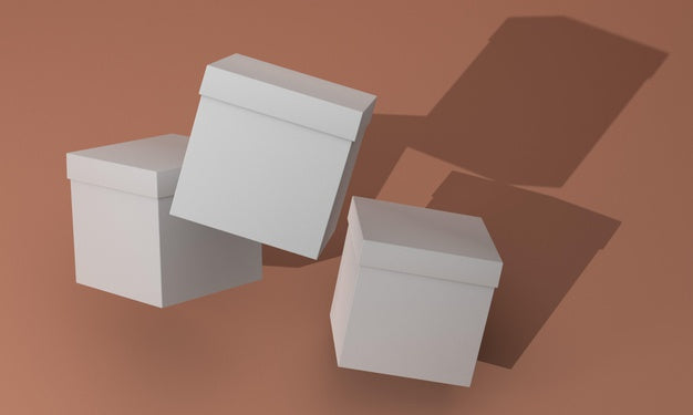 Packaging Box Mock-Up Arrangement Psd