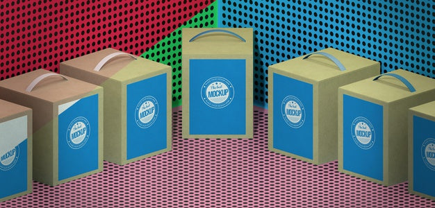 Packaging Box Mock-Up Psd