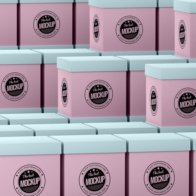 Packaging Box Mock-Up Psd