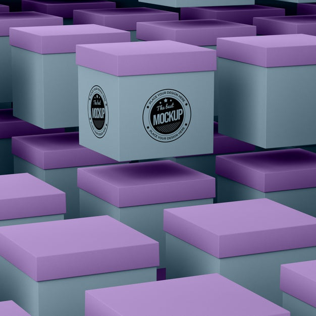 Packaging Box Mock-Up Psd