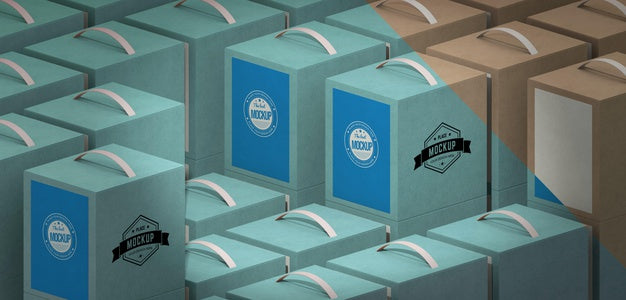 Packaging Box Mock-Up Psd