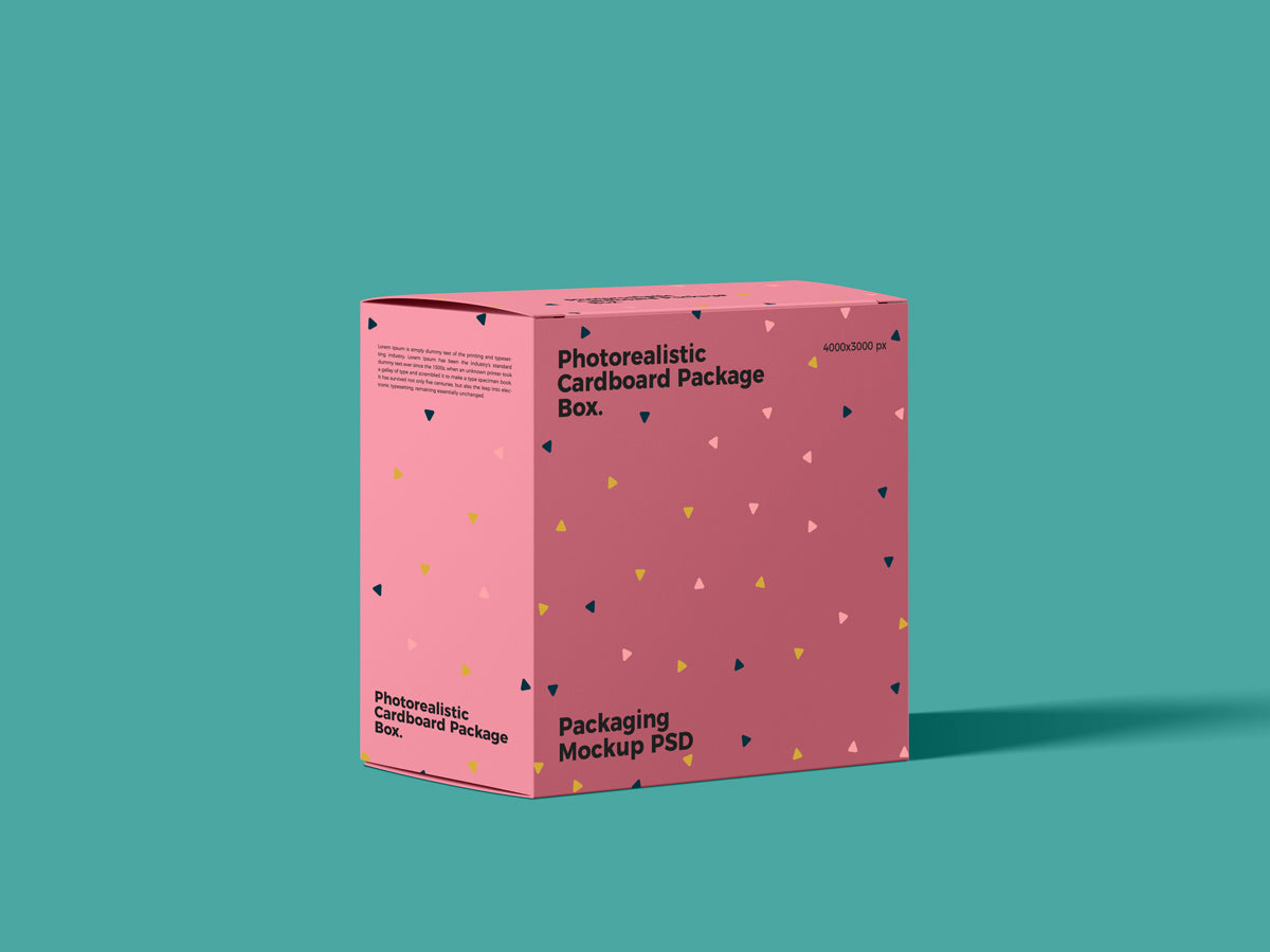 Packaging Box Mockup Psd For Presentation 2018