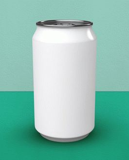 Packaging Can Mockup Psd