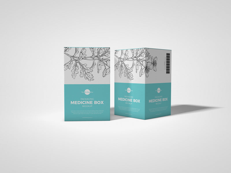 Packaging Medicine Box Mockup