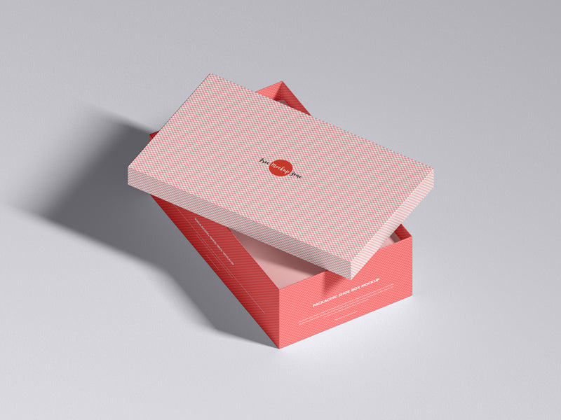 Packaging Shoe Box Mockup