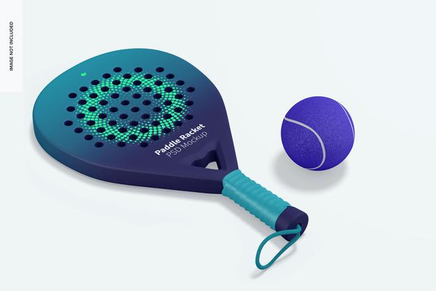 Paddle Racket Mockup Psd