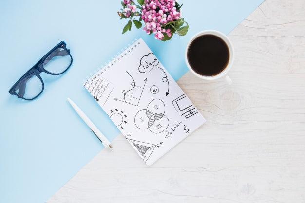 Page Mockup With Internet Of Things Concept Psd