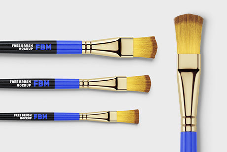 Paint Brushes Mockup