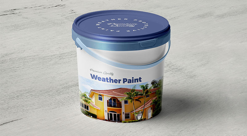Paint Bucket Mockup Psd