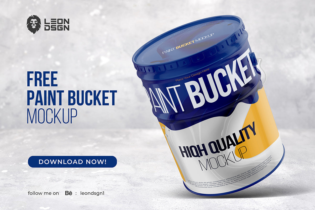 Paint Bucket Mockup
