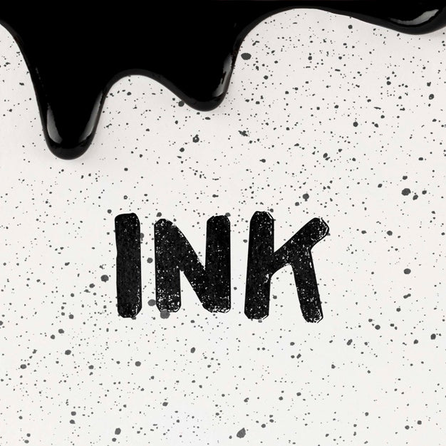 Paint Concept Mock-Up With Black Color Psd