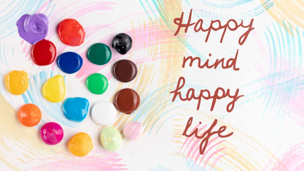 Paint Concept Watercolor Mock-Up Psd