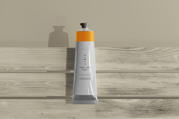 Paint Tube Mockups Psd