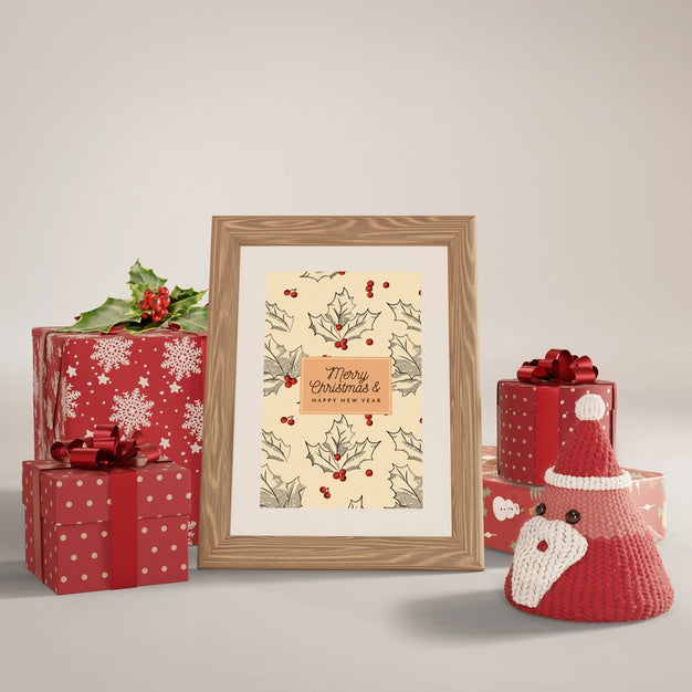 Painting Around With Gifts Wrapped Psd