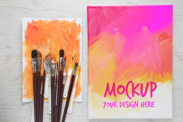 Painting Brush Set Psd