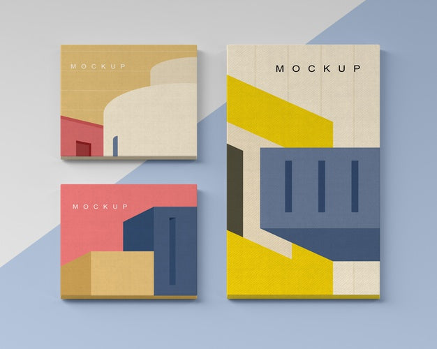 Painting Canvas Mock With Linen Fabric Psd