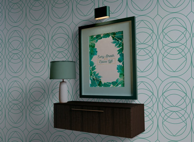 Painting Frame With Empty Space Psd