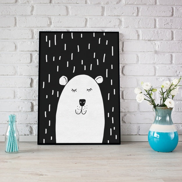 Painting Mock Up Design Psd