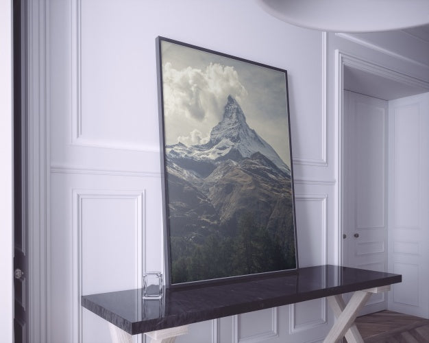 Painting Mock Up Design Psd