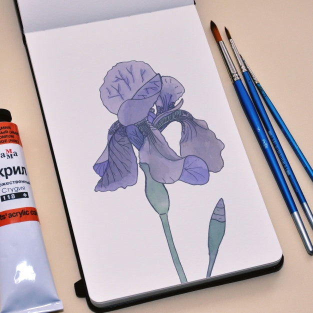 Painting Notebook Mock Up Psd