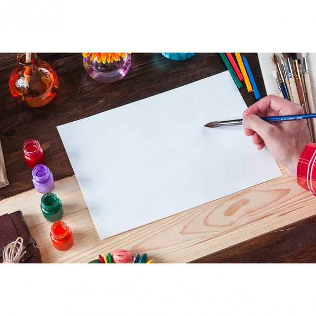 Painting Paper Mock Up Design Psd