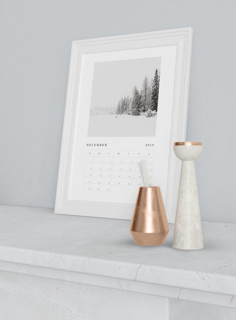 Painting Support For Calendar Concept Psd