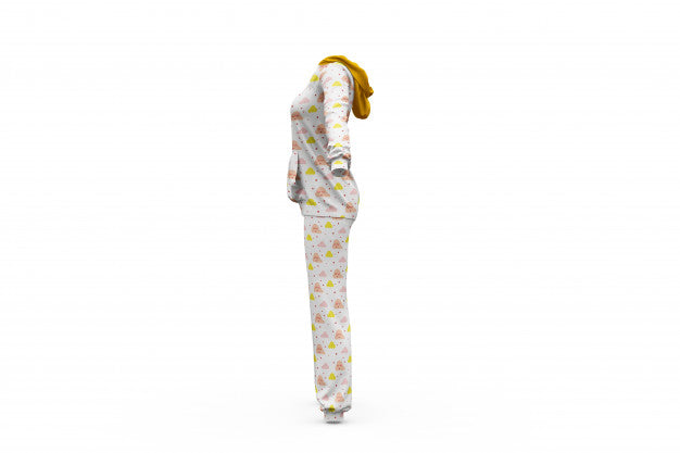 Pajamas Mock-Up Isolated Psd