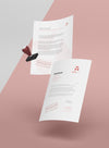 Paper And Seal Mock-Up Assortment Psd
