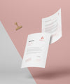 Paper And Seal Mock-Up Assortment Psd