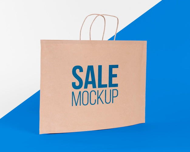 Paper Bag Concept With Mock-Up Psd